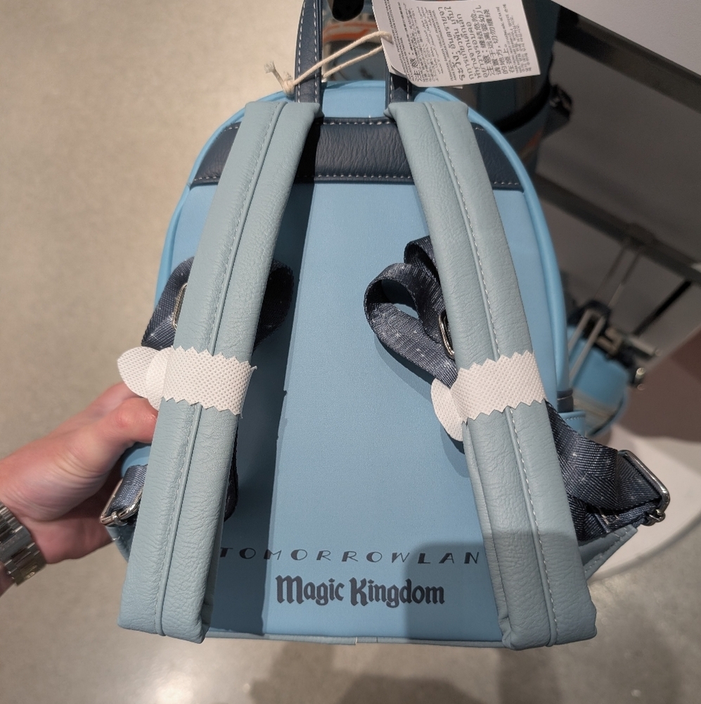 NWT 🌟 Magic Kingdom Loungefly Disney Parks Mini Backpack Tomorrowland - Picture 3 of 5